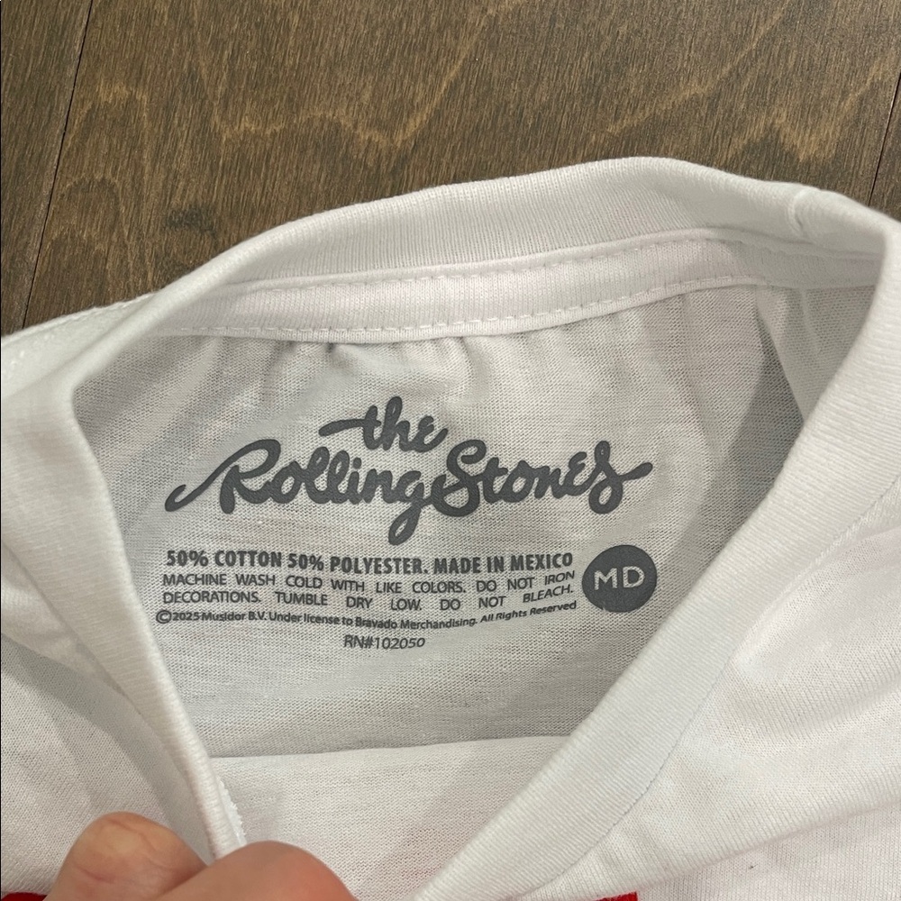 TheRolling Stones Kids White T-Shirt size M - Picture 2 of 6